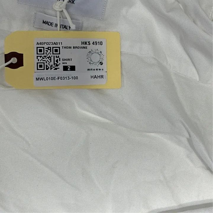 Thom Browne Thom Browne Striped Button-Down Long Sleeve Shirt 0079 Size US S / EU 44-46 / 1 - 5 Thumbnail