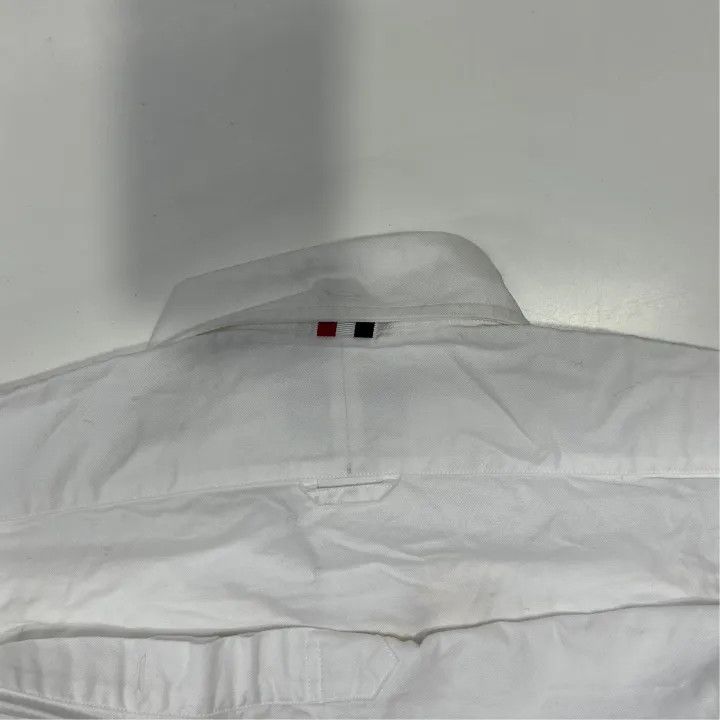 Thom Browne Thom Browne Striped Button-Down Long Sleeve Shirt 0079 Size US S / EU 44-46 / 1 - 11 Thumbnail
