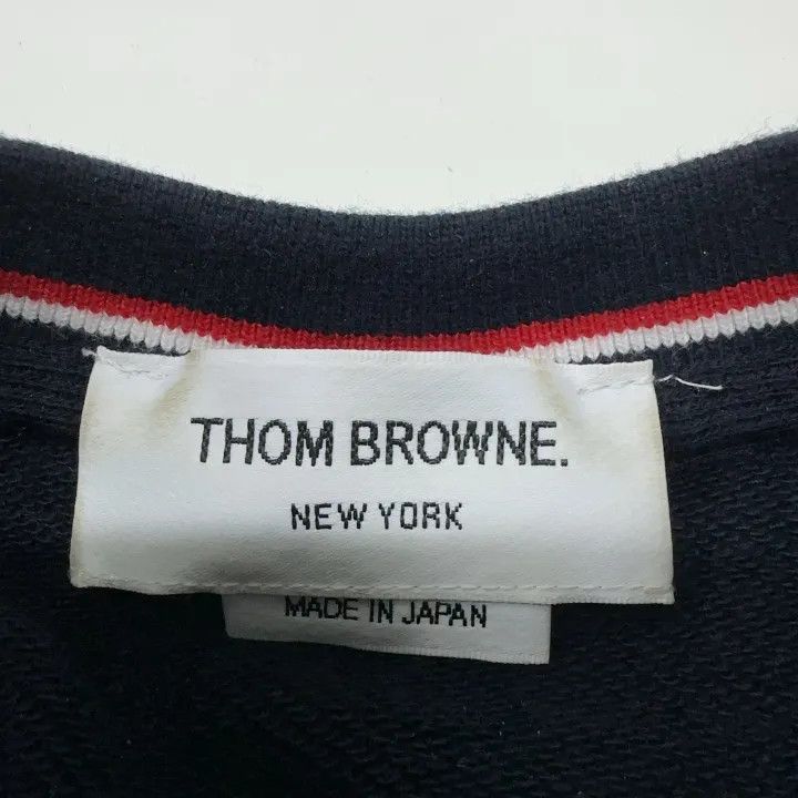 Thom Browne Thom Browne Classic Navy Sweatshirt for Men 0079 Size US M / EU 48-50 / 2 - 5 Thumbnail