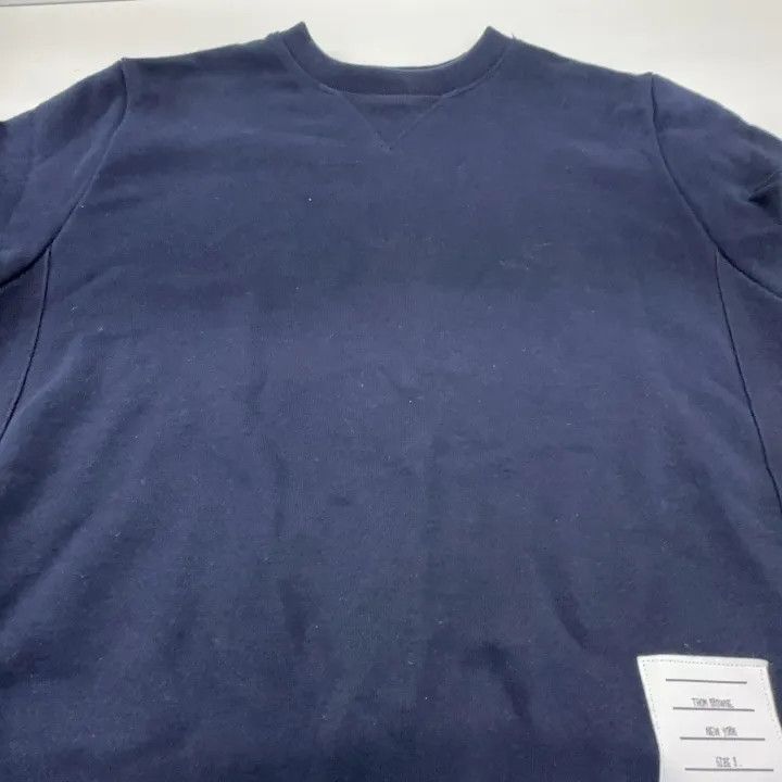 Thom Browne Thom Browne Classic Navy Sweatshirt for Men 0079 Size US M / EU 48-50 / 2 - 8 Thumbnail