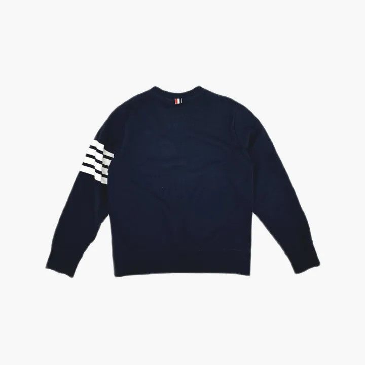 Thom Browne Thom Browne Classic Navy Sweatshirt for Men 0079 Size US M / EU 48-50 / 2 - 3 Thumbnail