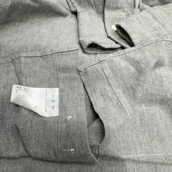 Thom Browne Thom Browne Gray Long Sleeve Shirt 0079 Size US M / EU 48-50 / 2 - 4 Thumbnail
