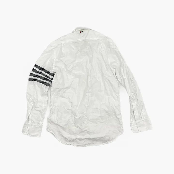Thom Browne Thom Browne Long Sleeve Oxford Shirt - White 0079 Size US S / EU 44-46 / 1 - 3 Thumbnail