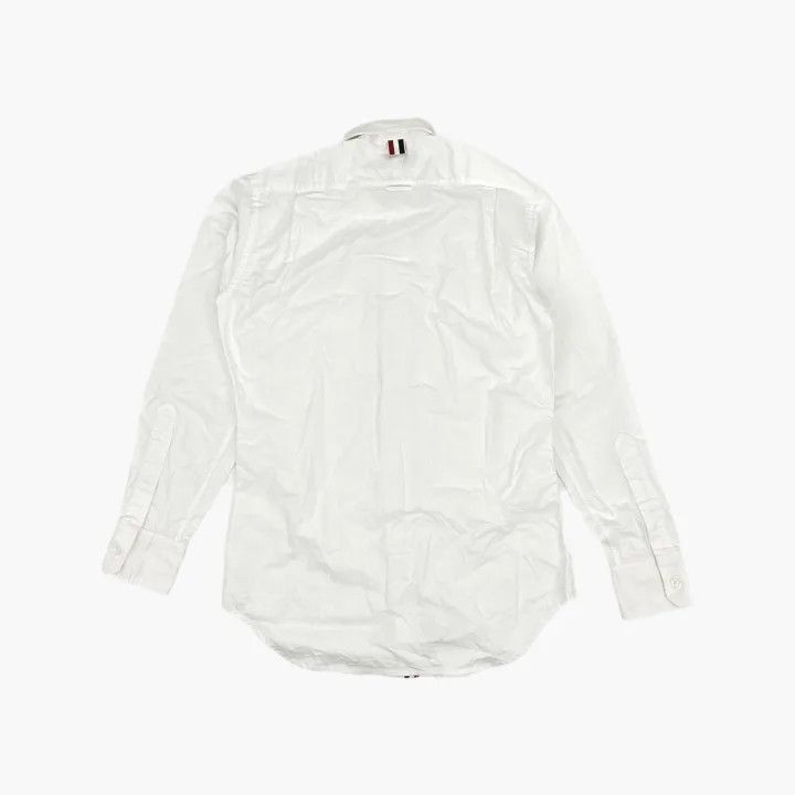 Thom Browne Thom Browne White Striped Button-Up Shirt 0079 Size US S / EU 44-46 / 1 - 3 Thumbnail