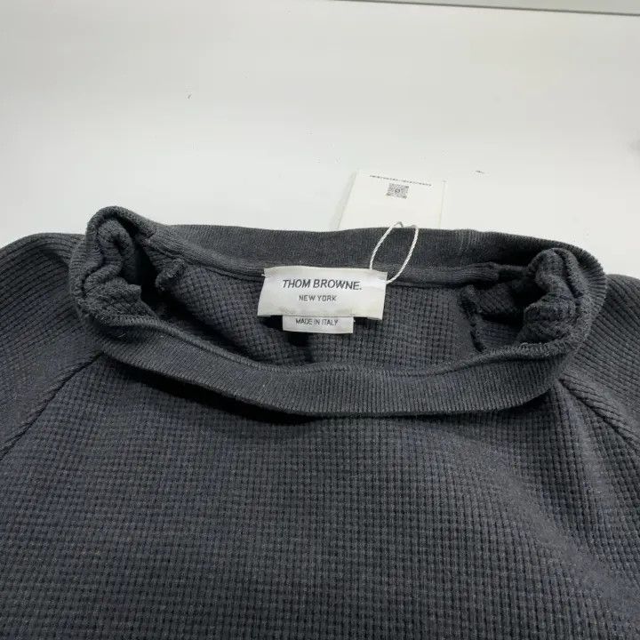 Thom Browne Thom Browne Gray Striped Sweatshirt 0079 Size US M / EU 48-50 / 2 - 7 Thumbnail