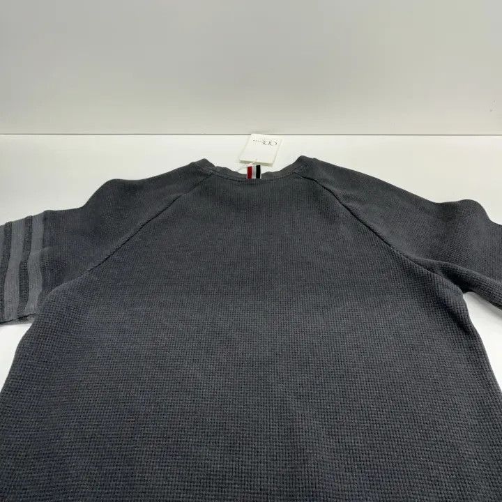 Thom Browne Thom Browne Gray Striped Sweatshirt 0079 Size US M / EU 48-50 / 2 - 12 Thumbnail
