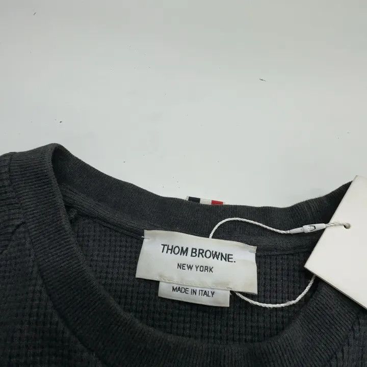 Thom Browne Thom Browne Gray Striped Sweatshirt 0079 Size US M / EU 48-50 / 2 - 6 Thumbnail