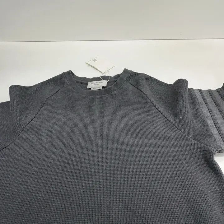 Thom Browne Thom Browne Gray Striped Sweatshirt 0079 Size US M / EU 48-50 / 2 - 8 Thumbnail