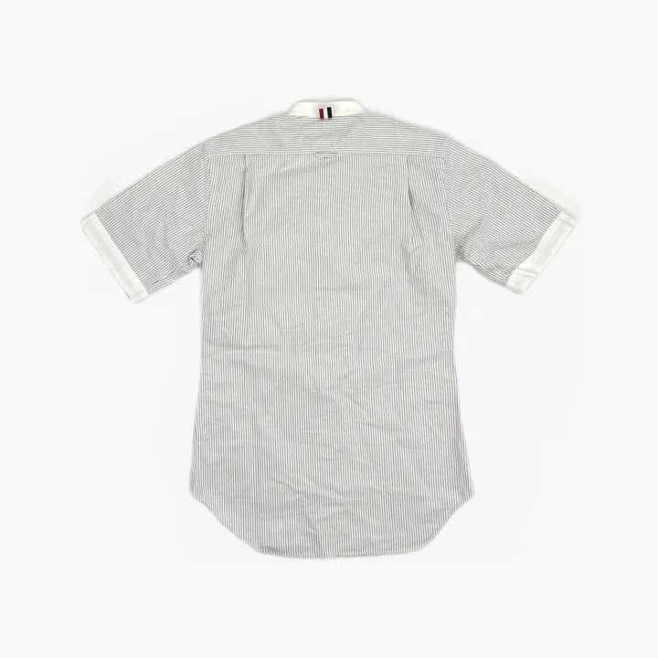 Thom Browne Thom Browne Casual Striped Stand Collar Shirt 0079 Size US S / EU 44-46 / 1 - 3 Thumbnail