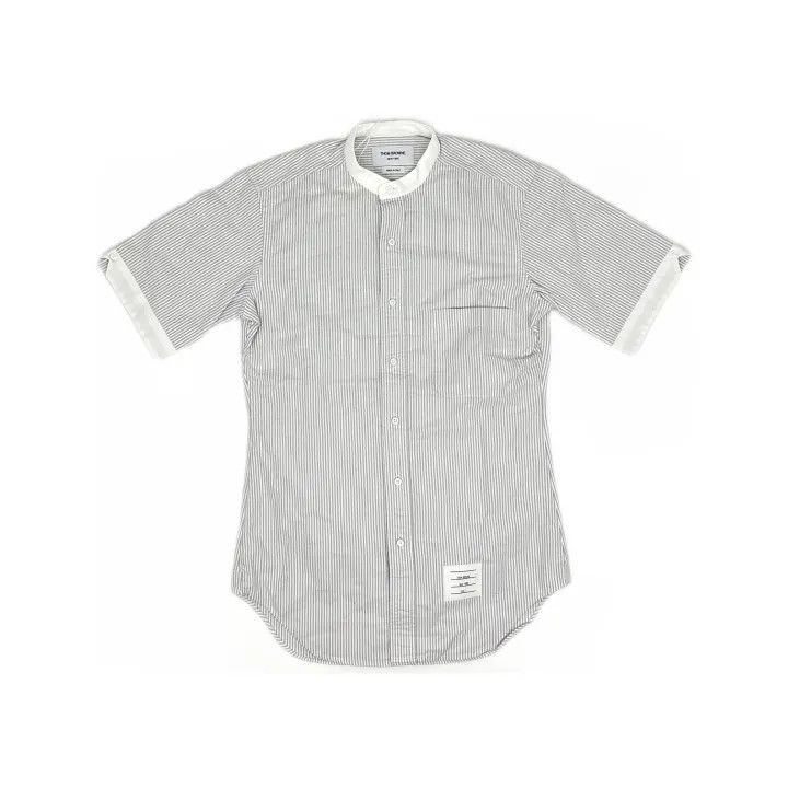 Thom Browne Thom Browne Casual Striped Short Sleeve Shirt 0079 Size US S / EU 44-46 / 1 - 2 Thumbnail