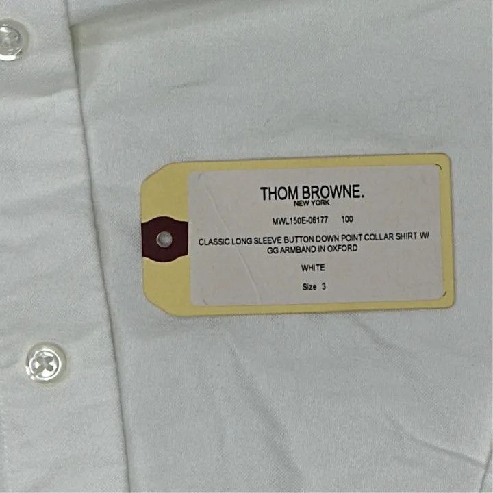 Thom Browne Thom Browne Classic Long Sleeve Oxford Shirt 0079 Size US M / EU 48-50 / 2 - 5 Thumbnail