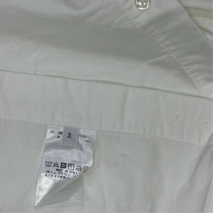 Thom Browne Thom Browne Classic Long Sleeve Oxford Shirt 0079 Size US M / EU 48-50 / 2 - 2 Thumbnail