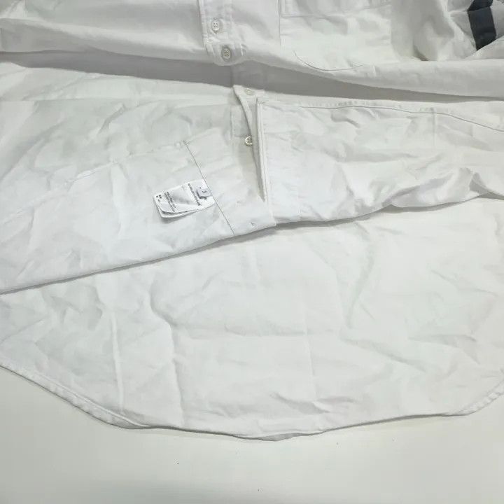 Thom Browne Thom Browne Classic White Long Sleeve Shirt 0079 Size US M / EU 48-50 / 2 - 9 Thumbnail