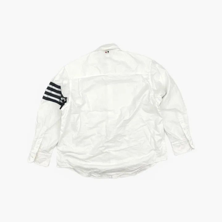 Thom Browne Thom Browne Classic White Long Sleeve Shirt 0079 Size US M / EU 48-50 / 2 - 3 Thumbnail