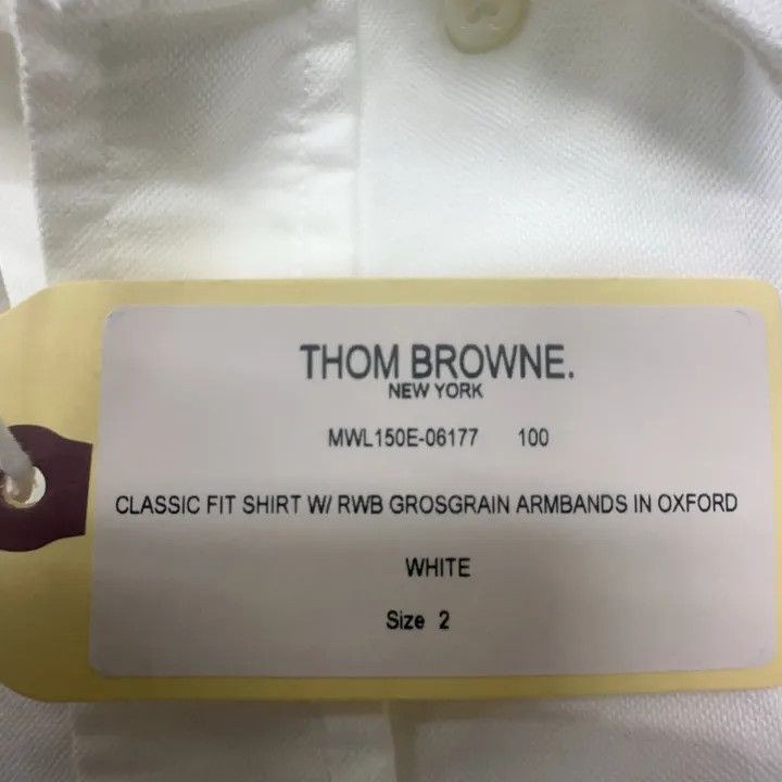 Thom Browne Thom Browne Classic Long Sleeve Oxford Shirt 0079 Size US M / EU 48-50 / 2 - 5 Thumbnail