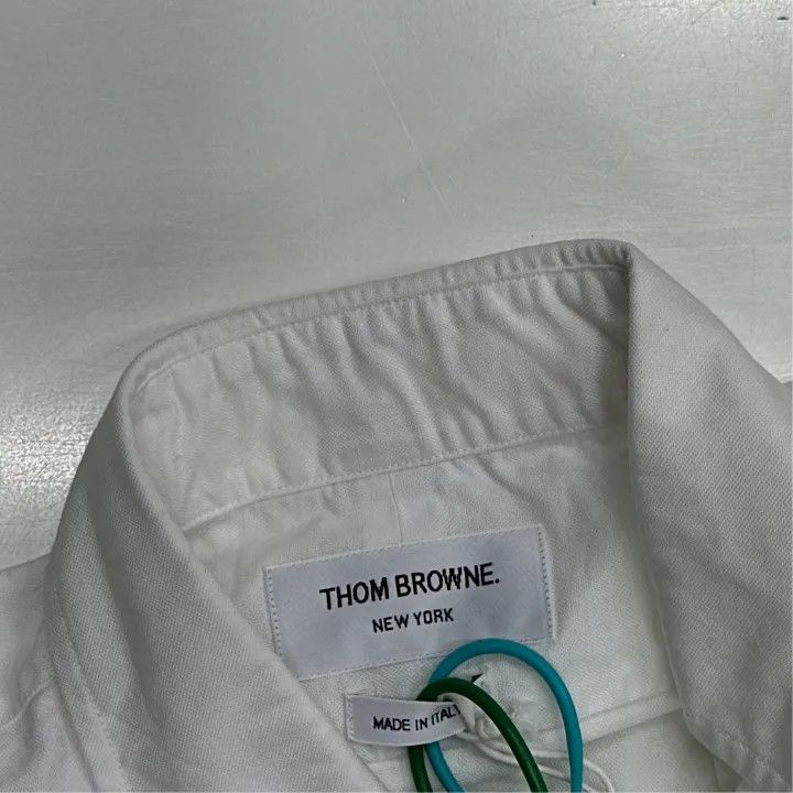 Thom Browne Thom Browne Classic Long Sleeve Oxford Shirt 0079 Size US S / EU 44-46 / 1 - 4 Thumbnail