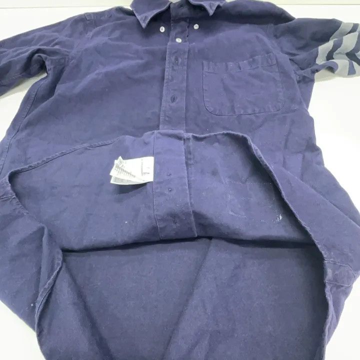 Thom Browne Thom Browne Classic Long Sleeve Button-Up Shirt 0079 Size US S / EU 44-46 / 1 - 8 Thumbnail