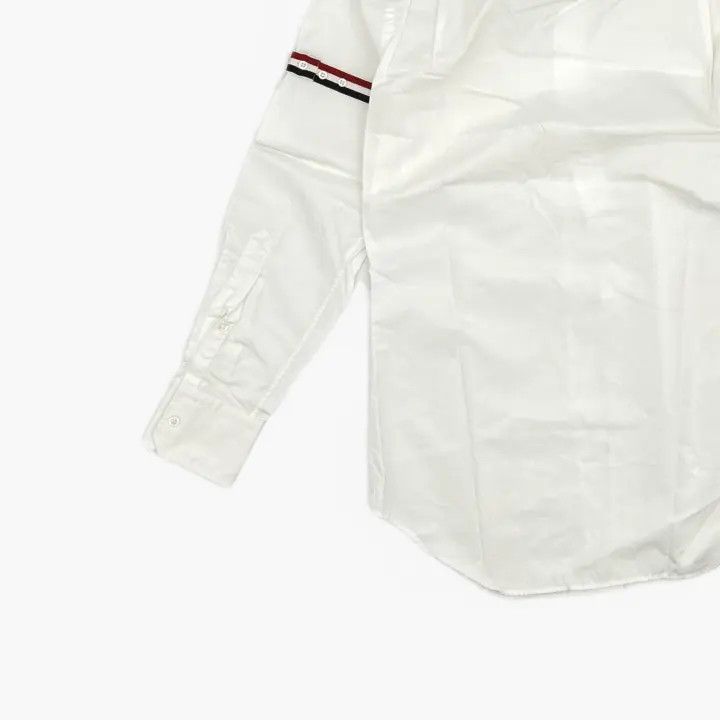 Thom Browne Thom Browne Long Sleeve Striped Satin Shirt 0079 Size US S / EU 44-46 / 1 - 5 Thumbnail