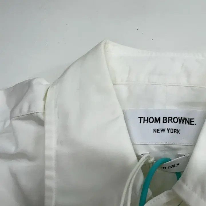 Thom Browne Thom Browne Long Sleeve Striped Satin Shirt 0079 Size US S / EU 44-46 / 1 - 11 Thumbnail
