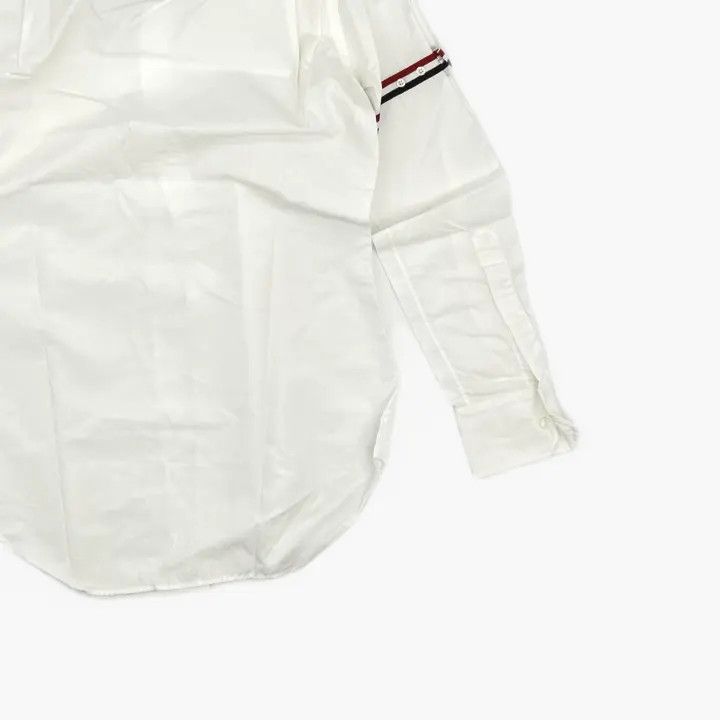 Thom Browne Thom Browne Long Sleeve Striped Satin Shirt 0079 Size US S / EU 44-46 / 1 - 6 Thumbnail