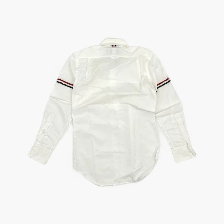 Thom Browne Thom Browne Long Sleeve Striped Satin Shirt 0079 Size US S / EU 44-46 / 1 - 3 Thumbnail