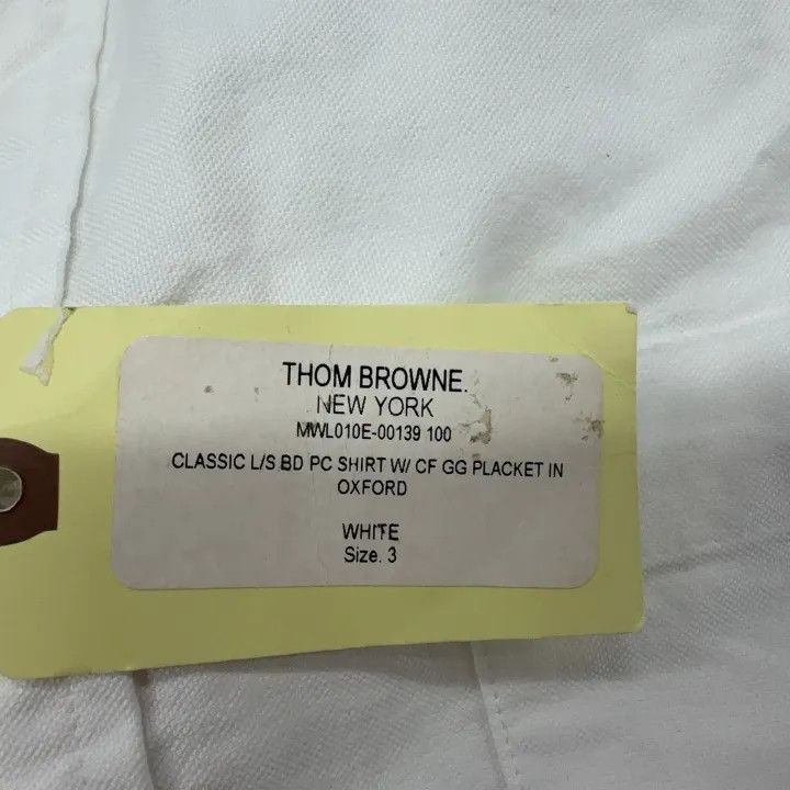 Thom Browne Thom Browne Classic Long Sleeve Oxford Shirt 0079 Size US M / EU 48-50 / 2 - 5 Thumbnail