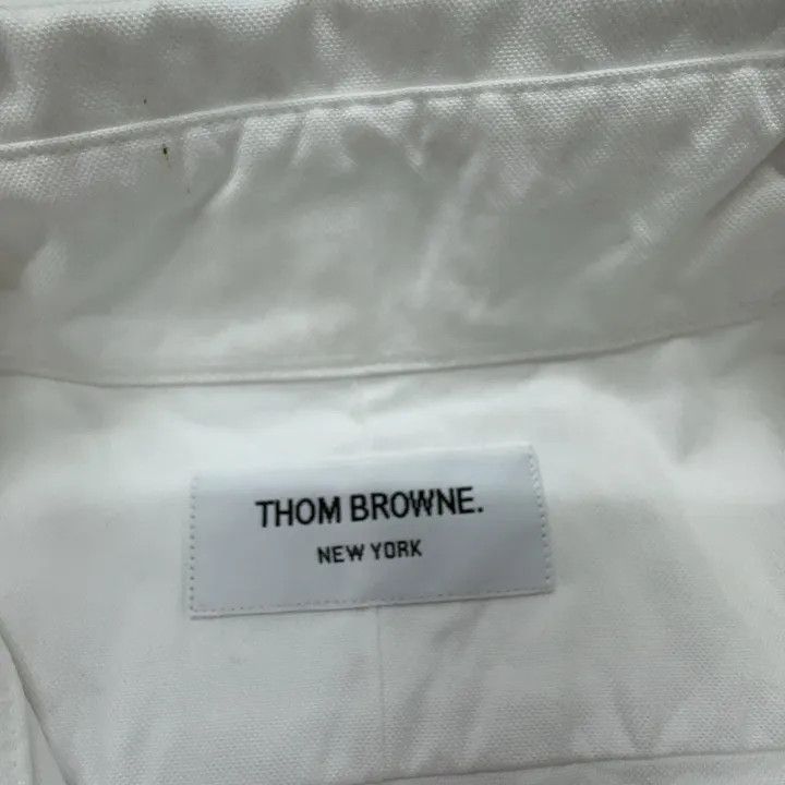 Thom Browne Thom Browne Classic Long Sleeve Oxford Shirt 0079 Size US M / EU 48-50 / 2 - 4 Thumbnail