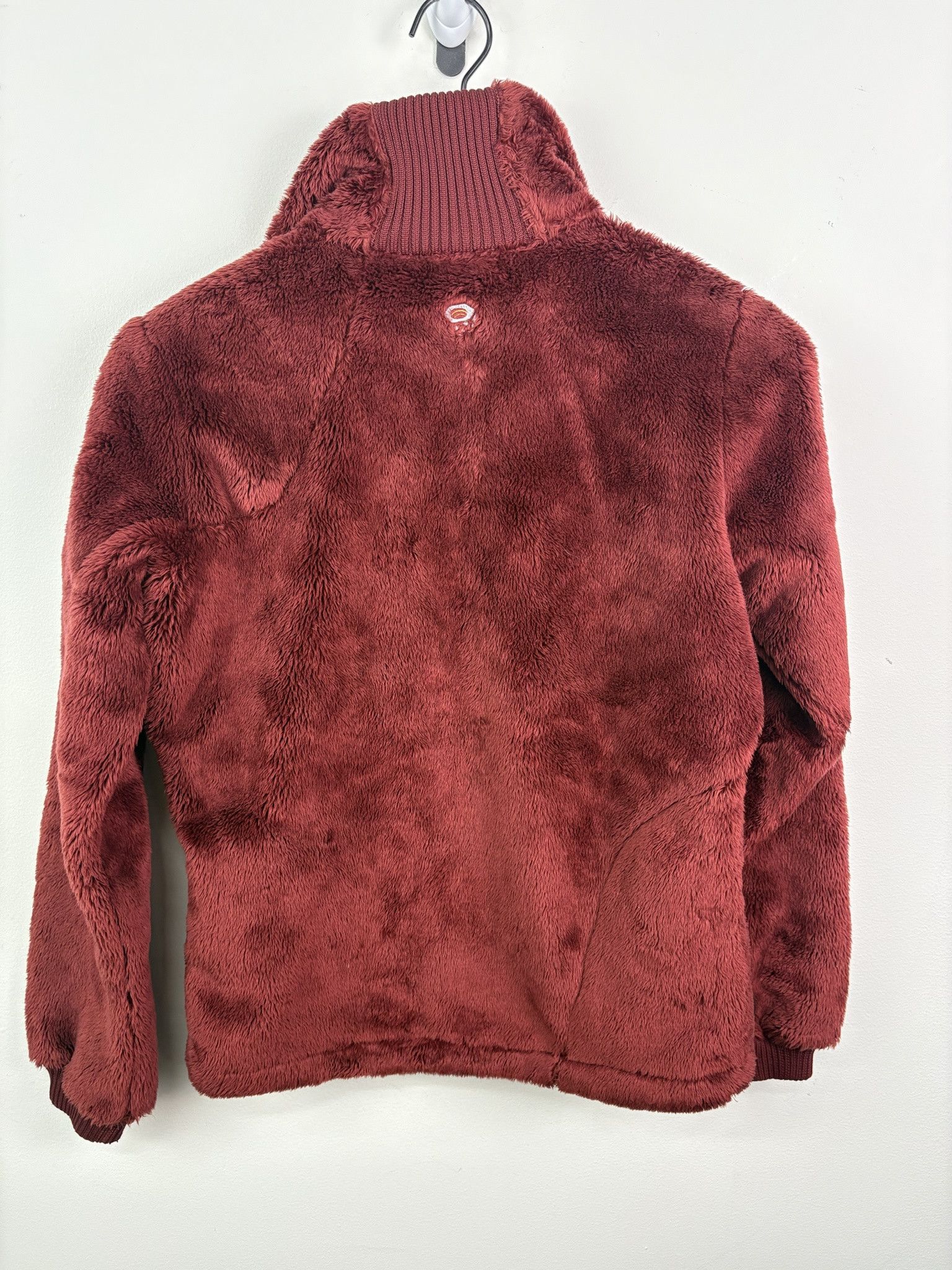 Vintage Vintage 90's Mountain Hardware Red Sherpa Fleece Lined Collared Full Zip Up Sweater Size XS Size US XS / EU 42 / 0 - 3 Thumbnail