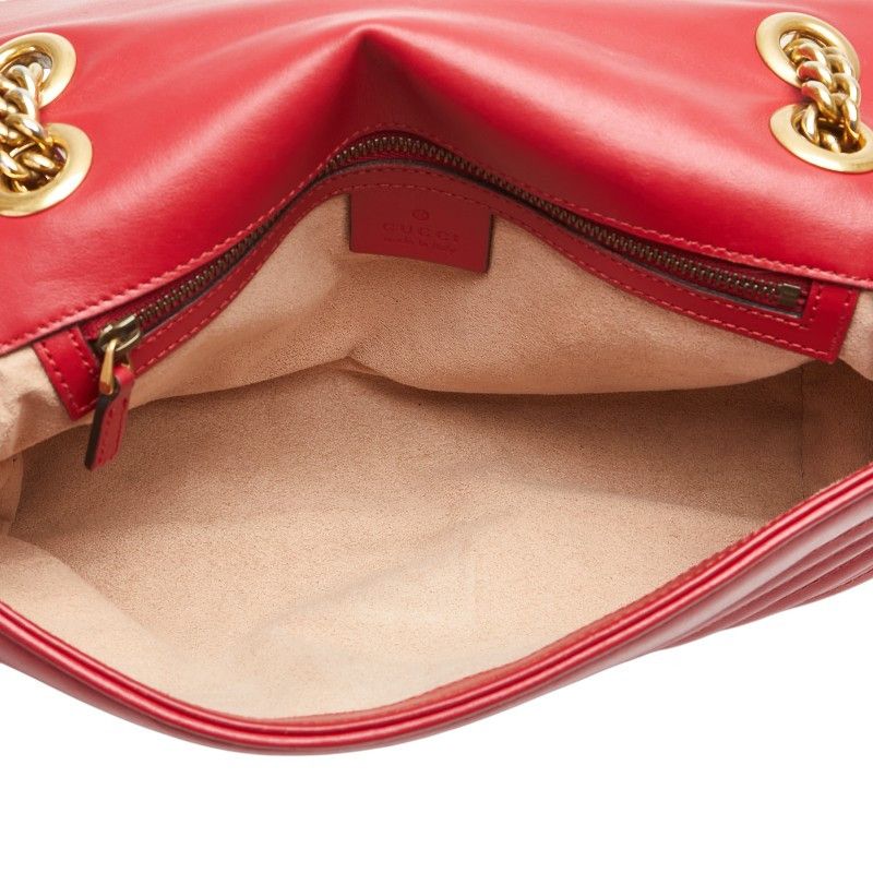 Gucci Gucci Gucci GG Marmont Double G Quilted Heart Small Leather Shoulder Bag Leather Shoulder Bag 443497 DUTY FREE for USA Size ONE SIZE - 9 Thumbnail