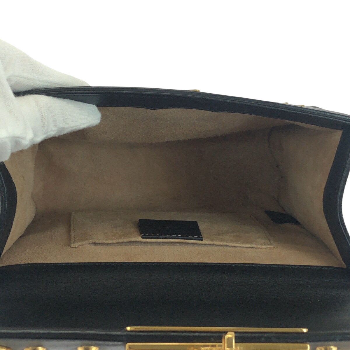 Gucci Gucci Gucci Studs Pearl Leather Chain Shoulder Bag Leather Shoulder Bag 432182 DUTY FREE for USA Size ONE SIZE - 9 Thumbnail