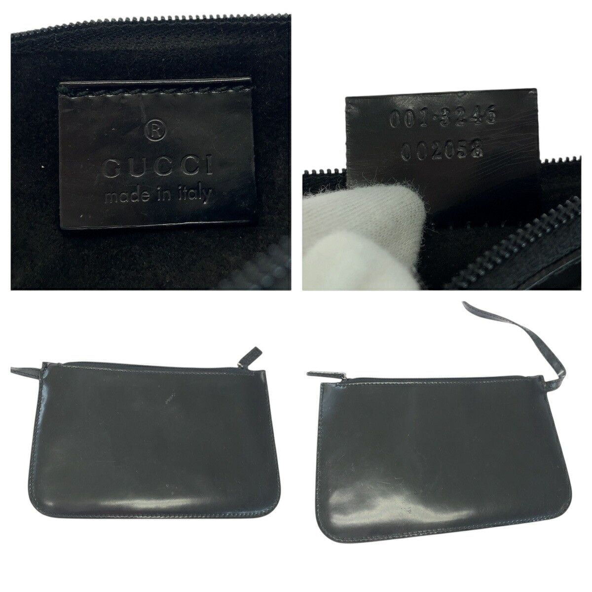 Gucci Gucci Gucci Sherry Line Patent Leather Shoulder Bag Enamel Shoulder Bag 0013246 DUTY FREE for USA Size ONE SIZE - 4 Thumbnail