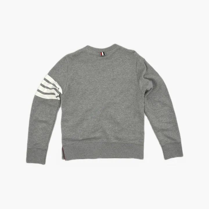 Thom Browne Thom Browne Classic Gray Striped Sweatshirt 0079 Size US S / EU 44-46 / 1 - 3 Thumbnail