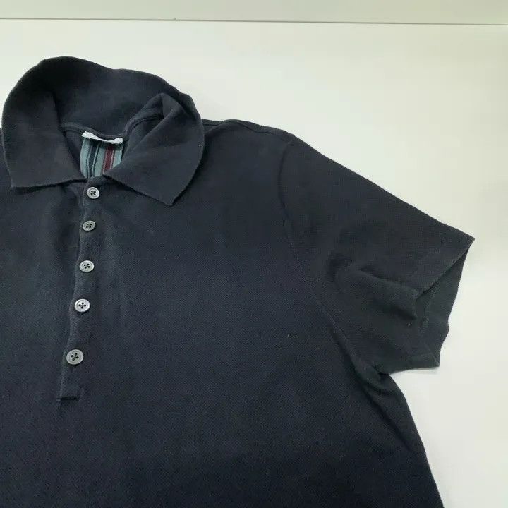 Thom Browne Thom Browne Short Sleeve Polo Shirt for Men 0079 Size US L / EU 52-54 / 3 - 8 Thumbnail