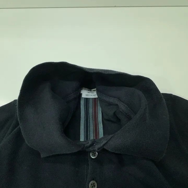 Thom Browne Thom Browne Short Sleeve Polo Shirt for Men 0079 Size US L / EU 52-54 / 3 - 7 Thumbnail