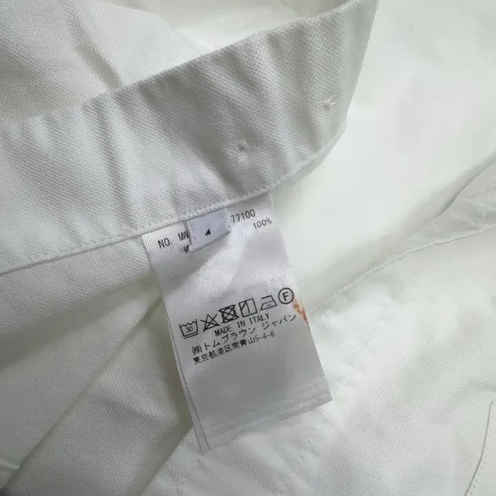 Thom Browne Thom Browne Classic Long Sleeve Shirt with Stripes 0079 Size US S / EU 44-46 / 1 - 3 Thumbnail