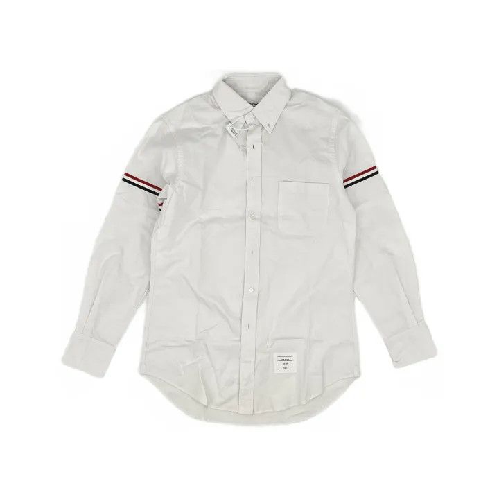Thom Browne Thom Browne Classic Long Sleeve Oxford Shirt 0079 Size US M / EU 48-50 / 2 - 2 Thumbnail
