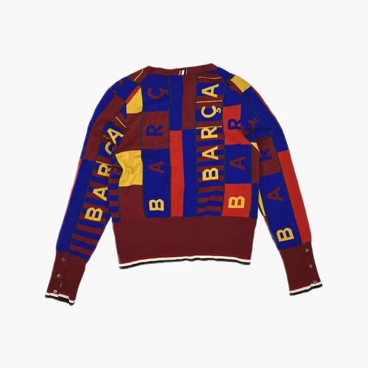 Thom Browne Thom Browne Colorful Patterned V-Neck Cardigan 0079 Size US M / EU 48-50 / 2 - 3 Thumbnail