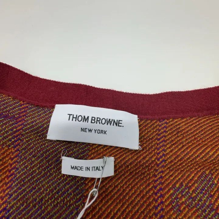 Thom Browne Thom Browne Colorful Patterned V-Neck Cardigan 0079 Size US M / EU 48-50 / 2 - 4 Thumbnail