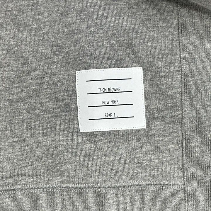 Thom Browne Thom Browne Classic Grey Striped Sweatshirt 0079 Size US S / EU 44-46 / 1 - 3 Thumbnail
