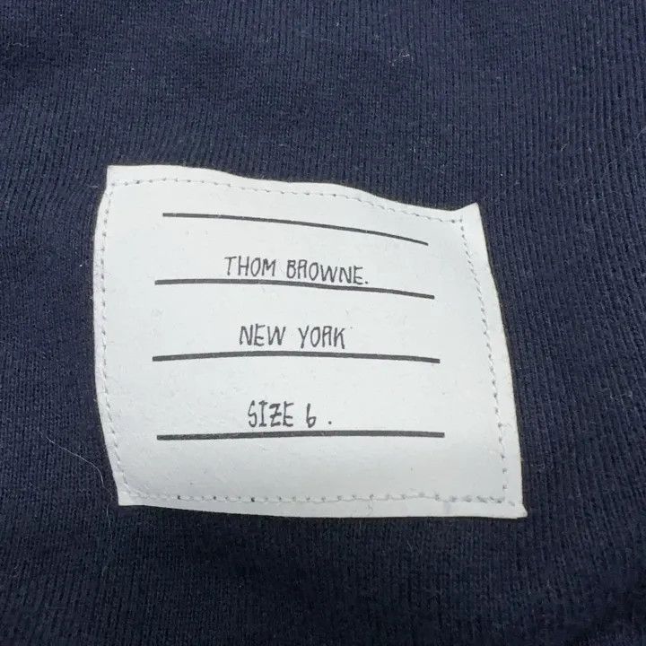 Thom Browne Thom Browne Navy Blue Classic Logo Sweatshirt 0079 Size US M / EU 48-50 / 2 - 4 Thumbnail