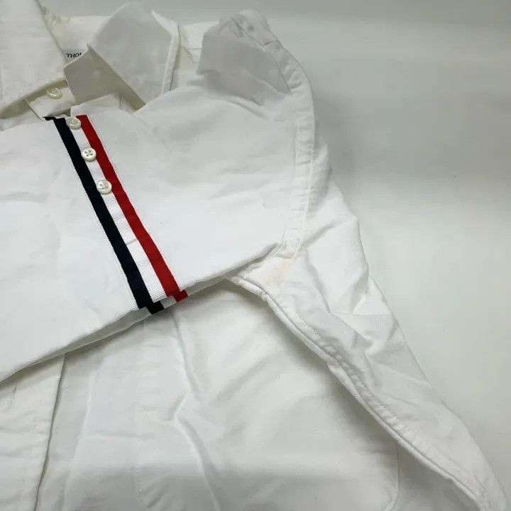 Thom Browne Thom Browne Classic Long Sleeve Oxford Shirt 0079 Size US S / EU 44-46 / 1 - 13 Thumbnail