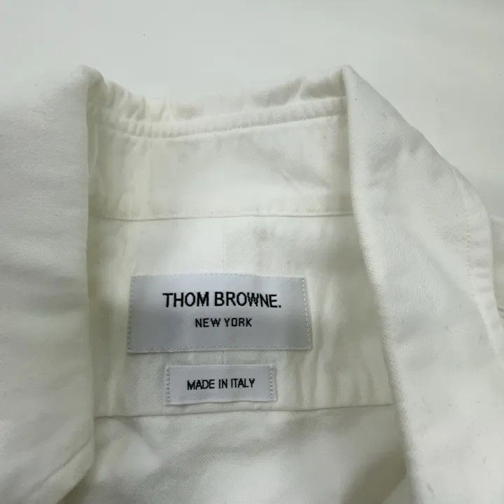 Thom Browne Thom Browne Classic Long Sleeve Oxford Shirt 0079 Size US S / EU 44-46 / 1 - 6 Thumbnail