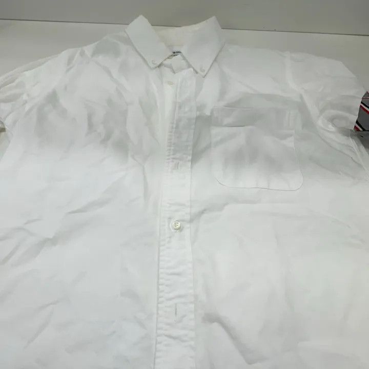 Thom Browne Thom Browne Classic Four Stripe Long Sleeve Shirt 0079 Size US S / EU 44-46 / 1 - 7 Thumbnail