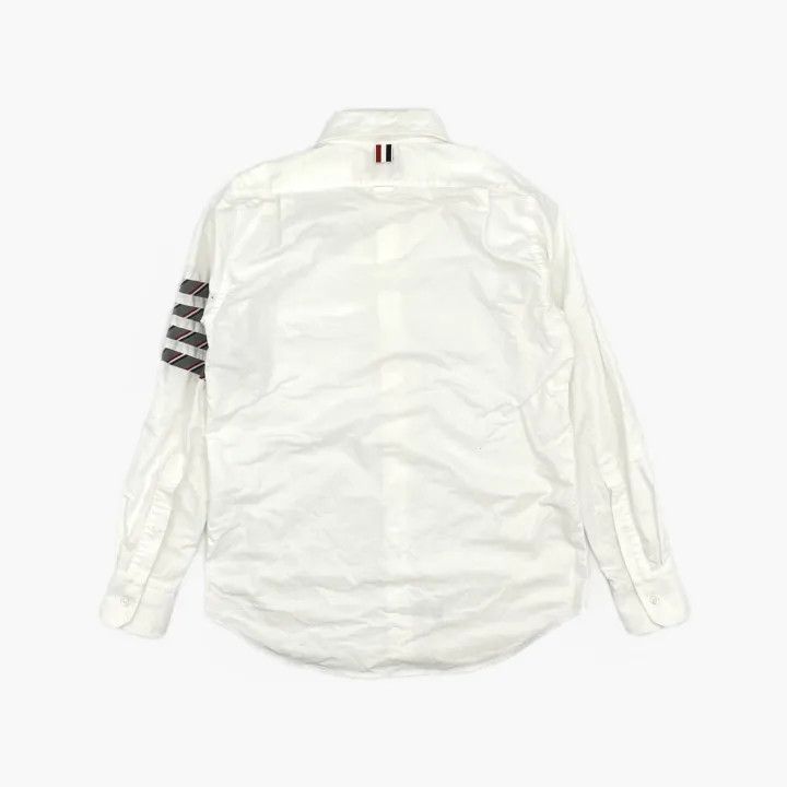 Thom Browne Thom Browne Classic Four Stripe Long Sleeve Shirt 0079 Size US S / EU 44-46 / 1 - 3 Thumbnail