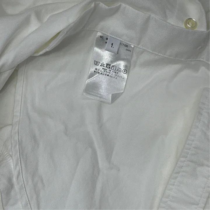 Thom Browne Thom Browne Classic Long Sleeve White Shirt 0079 Size US S / EU 44-46 / 1 - 3 Thumbnail