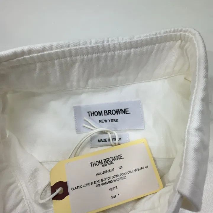Thom Browne Thom Browne Classic Long Sleeve Oxford Shirt 0079 Size US S / EU 44-46 / 1 - 4 Thumbnail