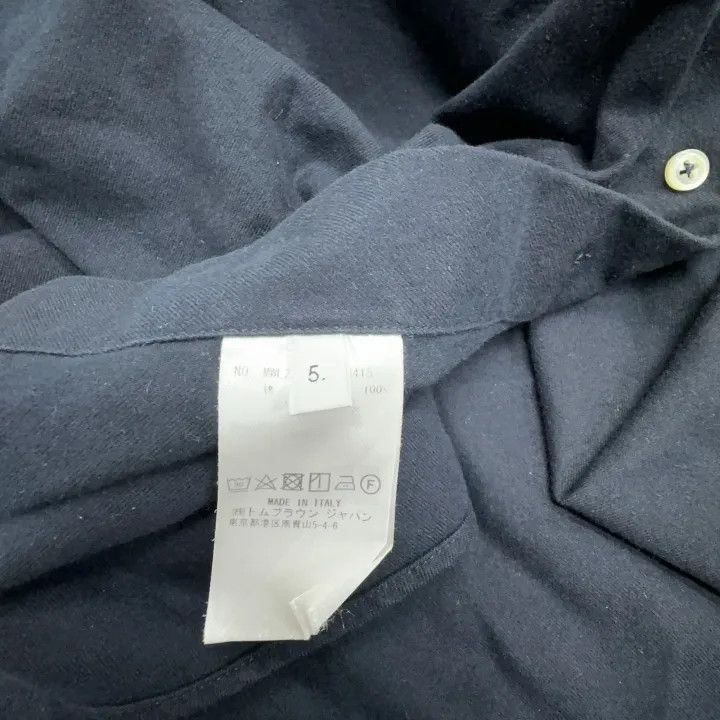 Thom Browne Thom Browne Classic Striped Long Sleeve Shirt 0079 Size US L / EU 52-54 / 3 - 4 Thumbnail