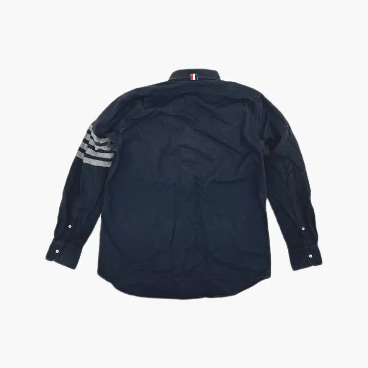 Thom Browne Thom Browne Classic Striped Long Sleeve Shirt 0079 Size US L / EU 52-54 / 3 - 3 Thumbnail