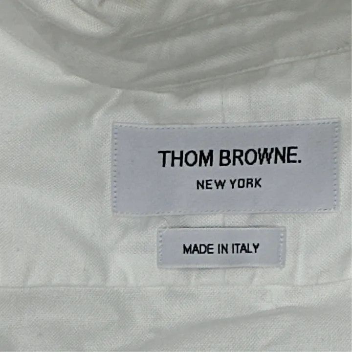 Thom Browne Thom Browne Classic Long Sleeve Shirt with Stripes 0079 Size US M / EU 48-50 / 2 - 4 Thumbnail