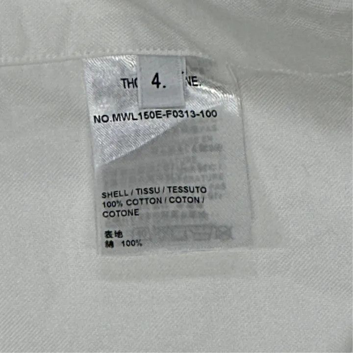 Thom Browne Thom Browne Classic Long Sleeve Shirt with Stripes 0079 Size US M / EU 48-50 / 2 - 2 Thumbnail